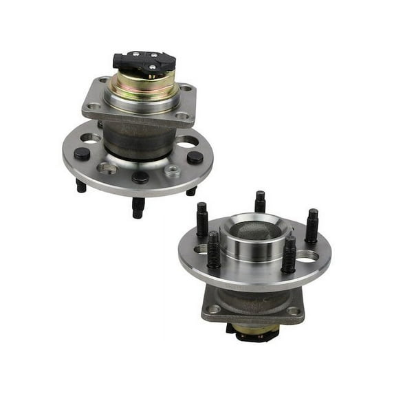 Rear Wheel Hub Assembly Set - Compatible with 1991 - 1996 Buick Park Avenue 1992 1993 1994 1995