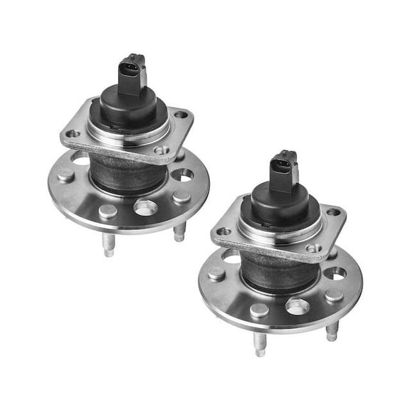 Rear Wheel Hub Assembly Set - Compatible with 1991 - 2002 Cadillac Eldorado 1992 1993 1994 1995 1996 1997 1998 1999 2000 2001