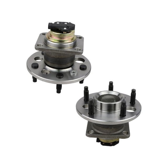Rear Wheel Hub Assembly Set - Compatible with 1991 Oldsmobile Delta 88