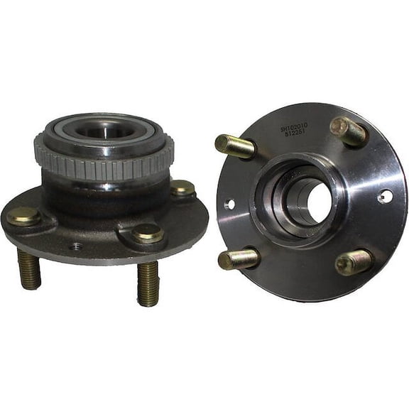 Rear Wheel Hub Assembly Set - Compatible with 1997 - 2001 Kia Sephia 1998 1999 2000