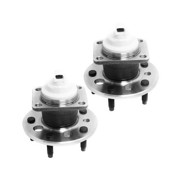 Rear Wheel Hub Assembly Set - Compatible with 1997 - 2002 Buick Century 1998 1999 2000 2001