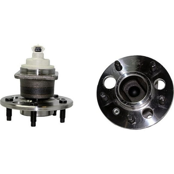 Rear Wheel Hub Assembly Set - Compatible with 1997 - 2003 Buick Century 1998 1999 2000 2001 2002