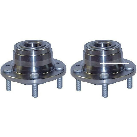 Rear Wheel Hub Assembly Set - Compatible with 2000 - 2003 Mazda Protege 2001 2002