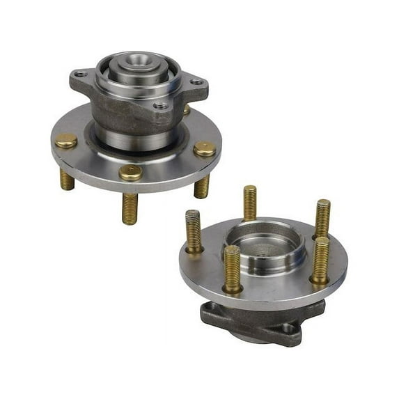 Rear Wheel Hub Assembly Set - Compatible with 2004 - 2008 Mitsubishi Galant 2005 2006 2007