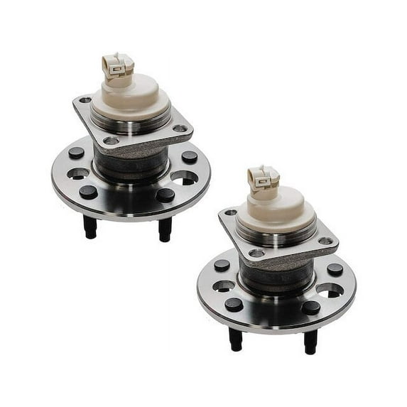 Rear Wheel Hub Assembly Set - Compatible with 2005 - 2009 Buick LaCrosse 2006 2007 2008