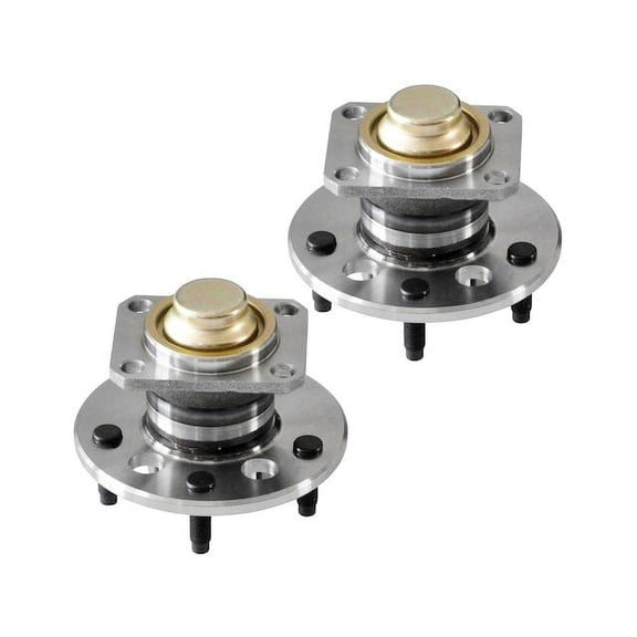Rear Wheel Hub Assembly Set - Compatible with 2005 Buick Century