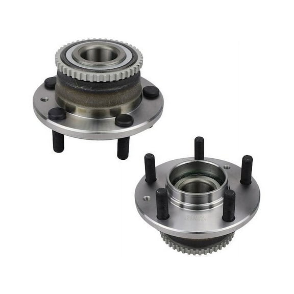 Rear Wheel Hub Assembly Set - Compatible with 2006 Lincoln Zephyr FWD