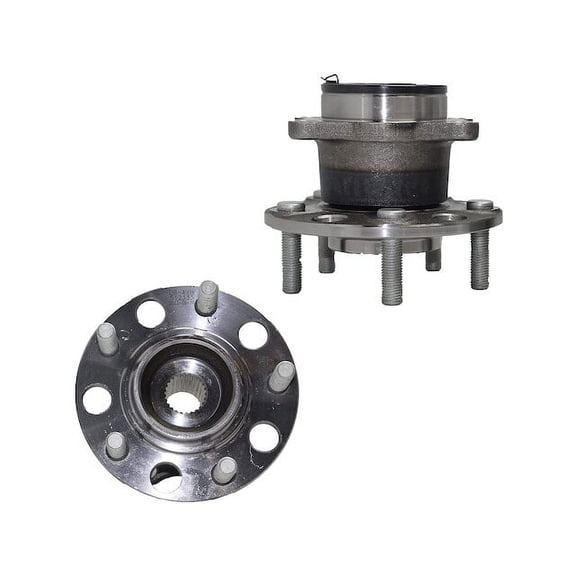 Rear Wheel Hub Assembly Set - Compatible with 2007 - 2008 Dodge Caliber R/T AWD