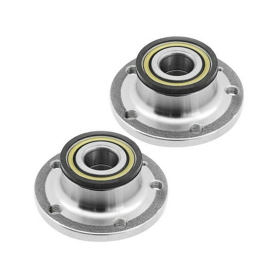 Rear Wheel Hub Assembly Set - Compatible with 2008 - 2009 Audi TT FWD