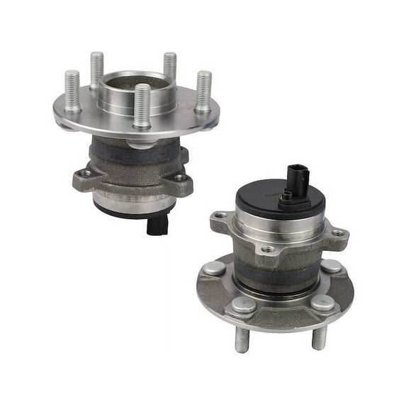 Rear Wheel Hub Assembly Set - Compatible with 2008 - 2013 Volvo C30 2009 2010 2011 2012