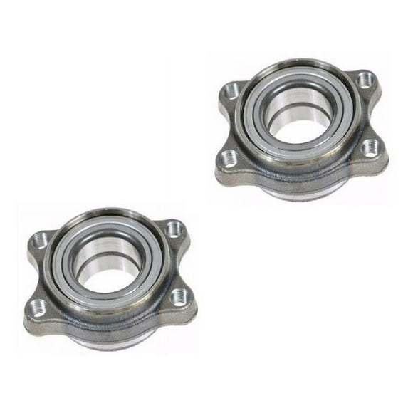 Rear Wheel Hub Assembly Set - Compatible with 2008 - 2014 Mercedes-Benz C300 2009 2010 2011 2012 2013