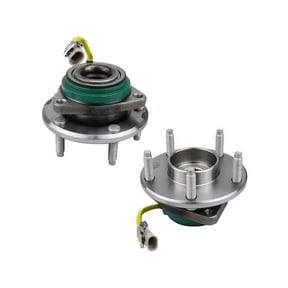 Rear Wheel Hub Assembly Set - Compatible with 2009 - 2013 Chevy Corvette 2010 2011 2012