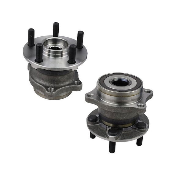 Rear Wheel Hub Assembly Set - Compatible with 2009 - 2013 Subaru Forester 2010 2011 2012