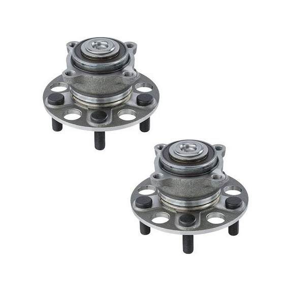 Rear Wheel Hub Assembly Set - Compatible with 2009 - 2014 Acura TL Base FWD 2010 2011 2012 2013
