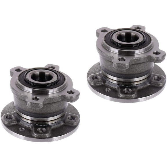 Rear Wheel Hub Assembly Set - Compatible with 2010 - 2017 Volvo XC60 AWD 2011 2012 2013 2014 2015 2016