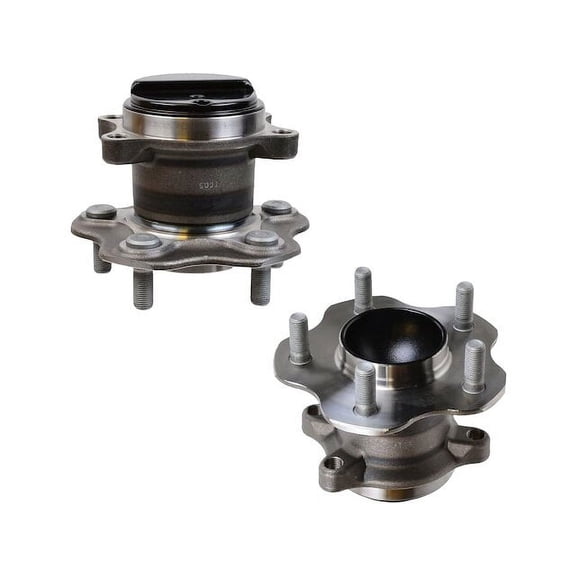Rear Wheel Hub Assembly Set - Compatible with 2011 - 2012 Nissan LEAF