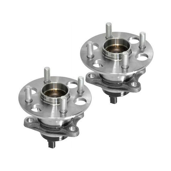 Rear Wheel Hub Assembly Set - Compatible with 2012 - 2016 Toyota Prius C 2013 2014 2015