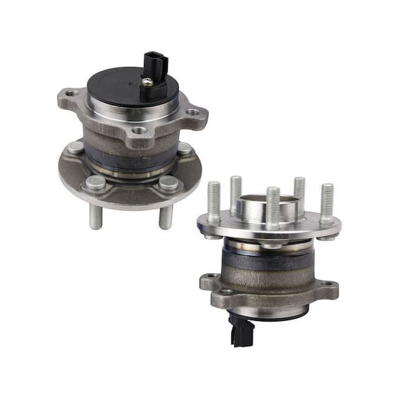 Rear Wheel Hub Assembly Set - Compatible with 2013 - 2018 Ford C-Max 2014 2015 2016 2017