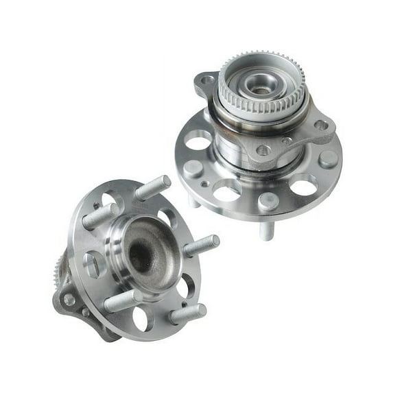 Rear Wheel Hub Assembly Set - Compatible with 2014 - 2018 Kia Forte 2015 2016 2017
