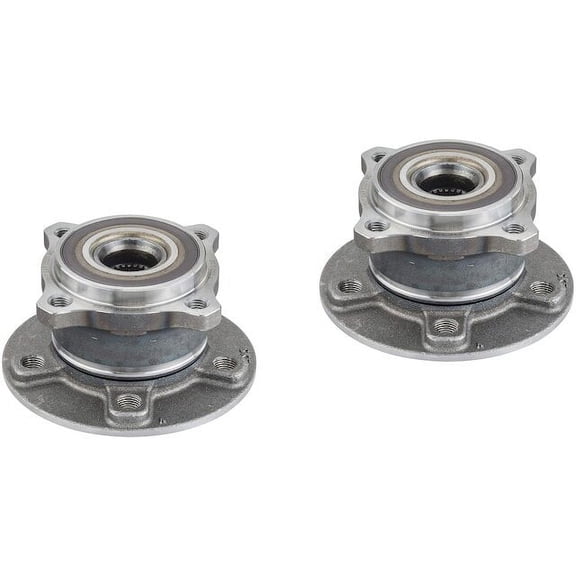 Rear Wheel Hub Assembly Set - Compatible with 2014 - 2019 Mercedes-Benz CLA250 AWD 2015 2016 2017 2018
