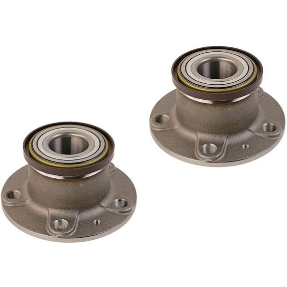 Rear Wheel Hub Assembly Set - Compatible with 2014 - 2021 Ram ProMaster 1500 Base 3.6L V6 2015 2016 2017 2018 2019 2020