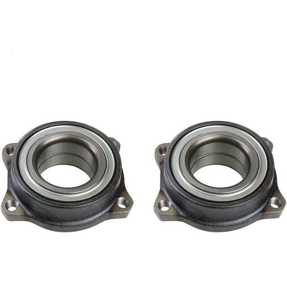 Rear Wheel Hub Assembly Set - Compatible with 2015 - 2017 Mercedes-Benz E400 Coupe 2016