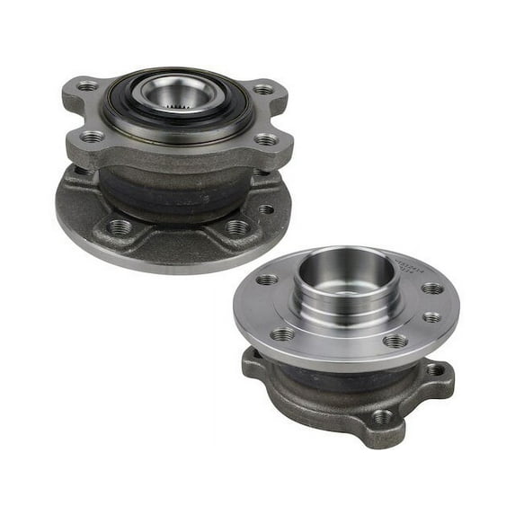 Rear Wheel Hub Assembly Set - Compatible with 2016 - 2018 Volvo S60 Cross Country AWD 2017