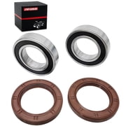 Rear Wheel Hub Bearing & Oil Seal Complete Rebuild Kit for Yamaha Banshee 350 Blaster 200 Raptor 660R Grizzly 125 ATV | Replaces OEM 93102-43341-00