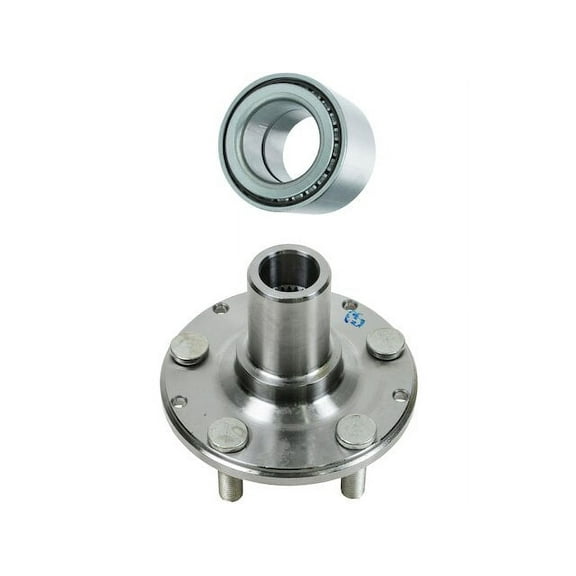 Rear Wheel Hub and Bearing Kit 2 Piece - Compatible with 1998 - 2008 Subaru Forester 1999 2000 2001 2002 2003 2004 2005 2006 2007