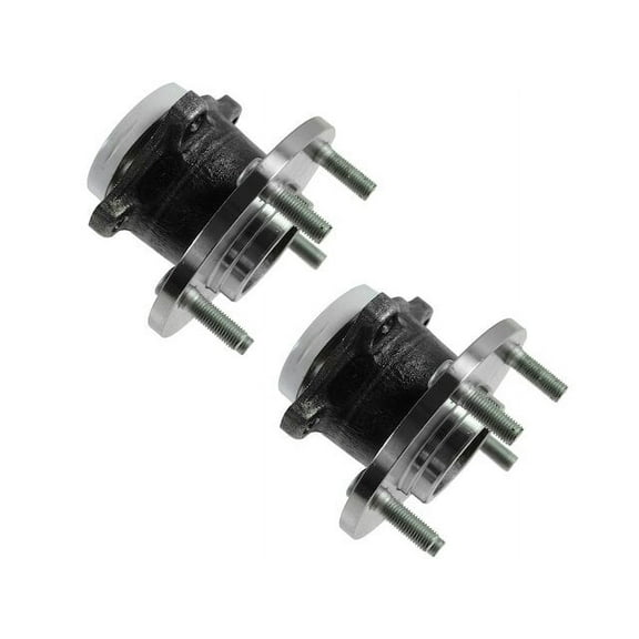 Rear Wheel Hub and Bearing Kit 2 Piece - Compatible with 2004 - 2013 Mazda 3 2005 2006 2007 2008 2009 2010 2011 2012