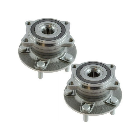 Rear Wheel Hub and Bearing Kit 2 Piece - Compatible with 2007 - 2013 Mitsubishi Outlander AWD 2008 2009 2010 2011 2012