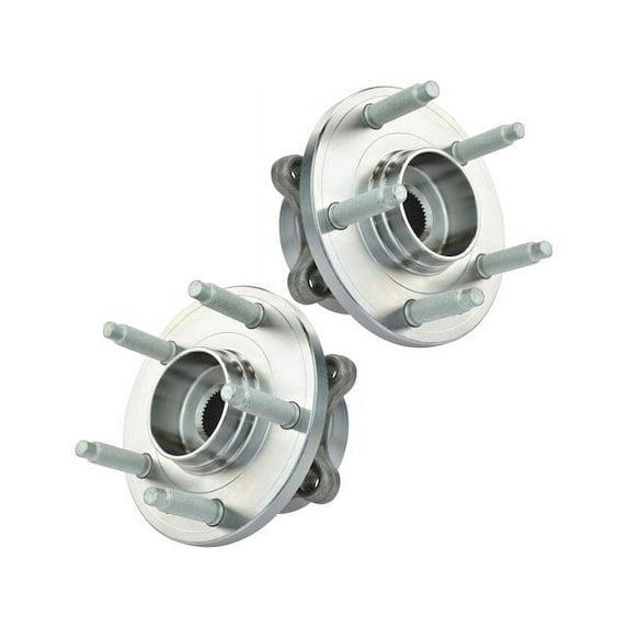 Rear Wheel Hub and Bearing Kit 2 Piece - Compatible with 2014 - 2018 Ford Special Service Police Sedan 2015 2016 2017