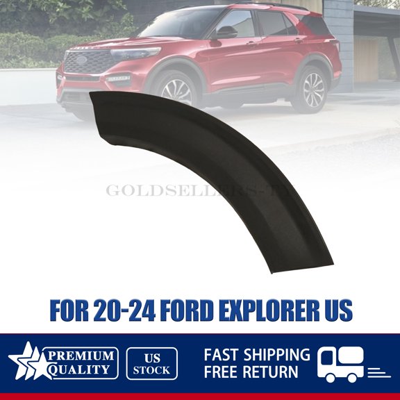 Rear Wheel Opening Molding Passenger Right Side LB5Z-7829164-AA Fits 2020-2024 Ford Explorer