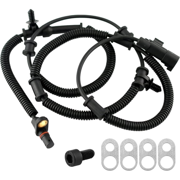 Rear Wheel Speed ABS Sensor Fits for Chrysler Town & Country 2008-2011, Dodge Grand Caravan 2008-2011, Volkswagen Routan 2009-2011-Wheel Speed ABS Assembly-2 Pack