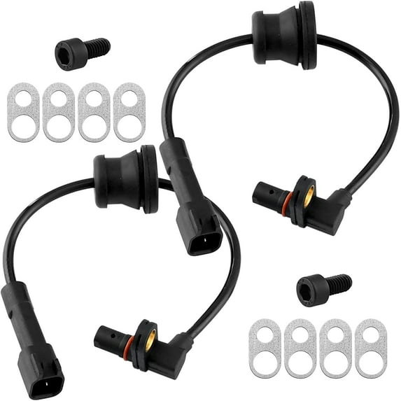Rear Wheel Speed ABS Sensor Fits for Chevrolet Equinox 2010-2017, GMC Terrain 2010-2017-Wheel Speed ABS Assembly-2 Pack