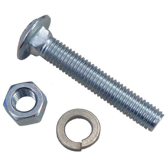 Rear Wheel Weight Carriage Bolt Washer & Nut Kit Fits International Tractor 15144R1 18710R1 433848 bolt; 102637 380431 nut; 80679 103323 washer