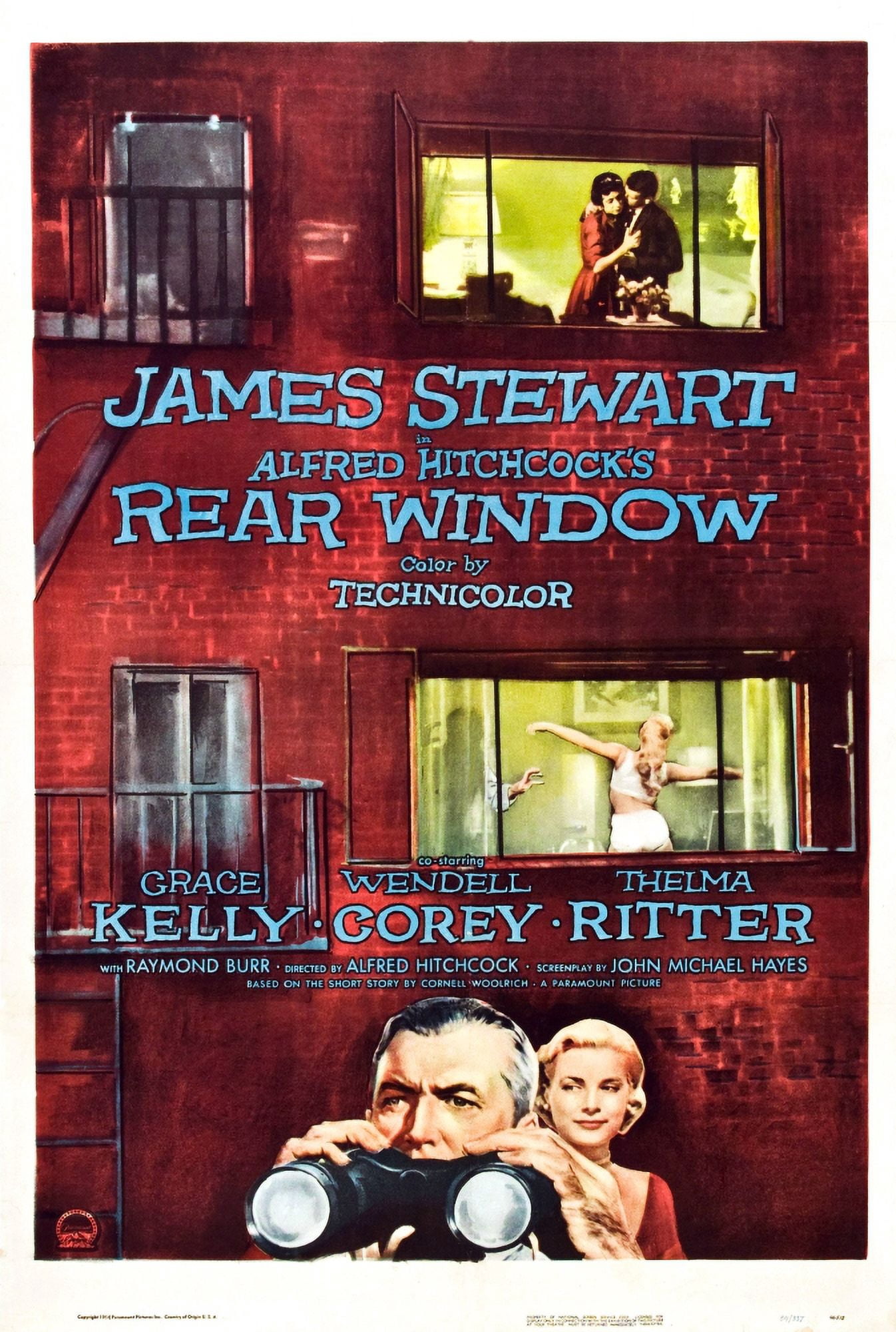 Rear Window Canvas Art - (24 x 36)