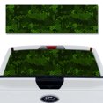 thumbnail image 1 of Rear Window Decal for Trucks – Green Hexa Camo 65 x 20 Inches, Weatherproof Perforated Vinyl See-Through Graphic, Fits Most Pickup Trucks & SUVs, 1 of 7