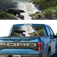 thumbnail image 1 of Rear Window Graphic Decal For SUV jeep PICK-UP TRUCK  Bears Crossing River PERFORATED VINYL TINT Sticker Window Tint, 1 of 5