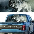 thumbnail image 1 of Rear Window Graphic Decal For SUV jeep PICK-UP TRUCK  P224 Wolf PERFORATED VINYL TINT Sticker Window Tint, 1 of 5