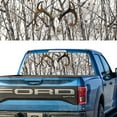 thumbnail image 1 of Rear Window Graphic Decal For SUV jeep PICK-UP TRUCK  Snowstorm camouflage deer buck skull hunting PERFORATED VINYL TINT Sticker Window Tint, 1 of 5