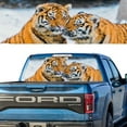 thumbnail image 1 of Rear Window Graphic Decal For SUV jeep PICK-UP TRUCK  TIGERS PERFORATED VINYL TINT Sticker Window Tint, 1 of 5