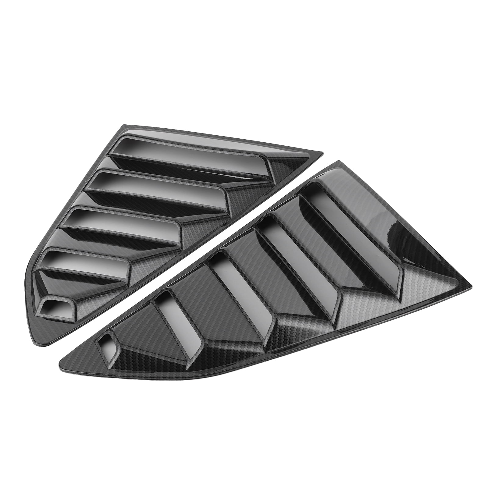 Rear Window Louver, Window Louver Trim, Lightweight Reliable ABS Car Decoration Automotive Rear