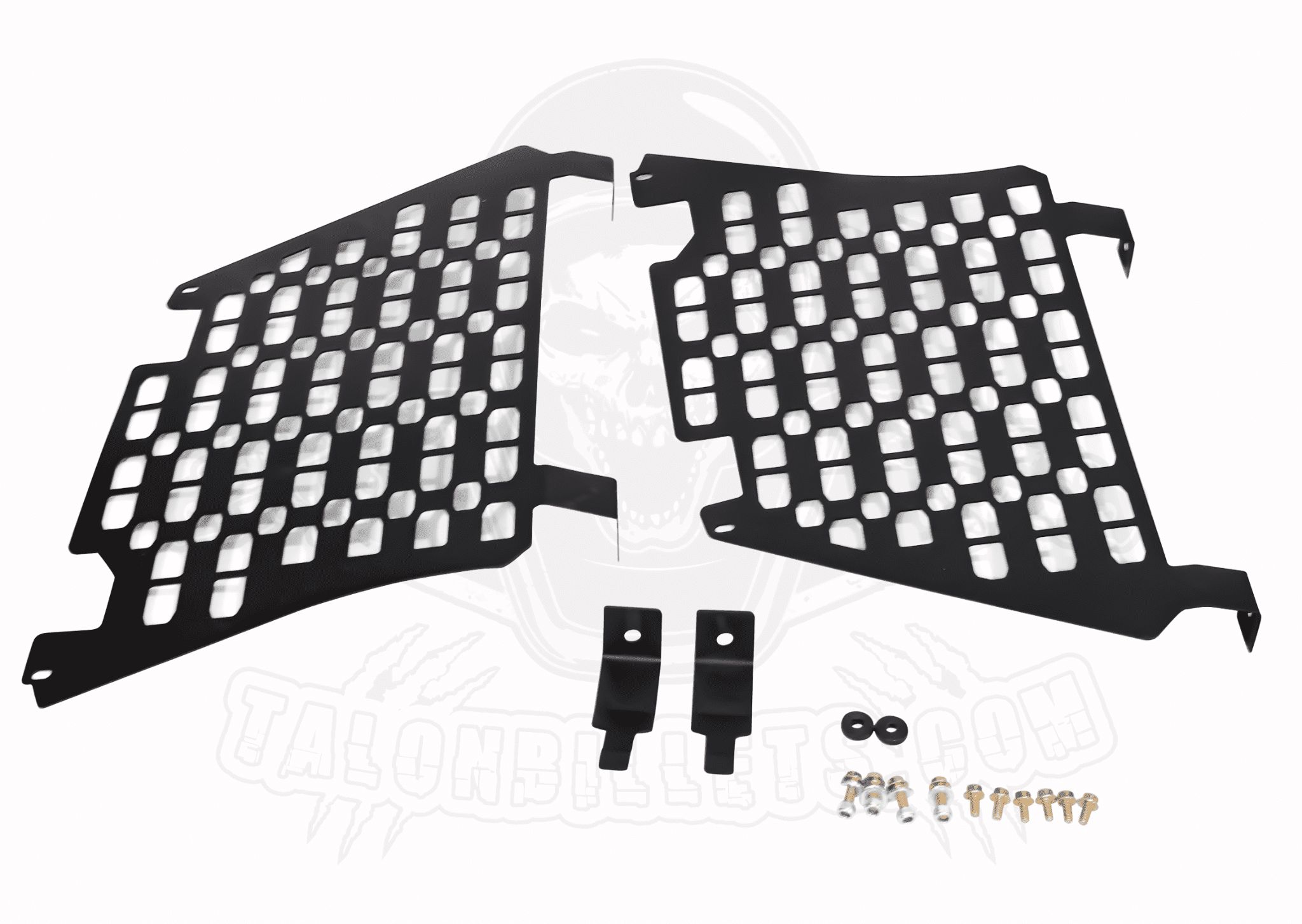 Rear Window MOLLE Panels (Pair) for 2024 Polaris XPEDITION ADV Models – Black Steel