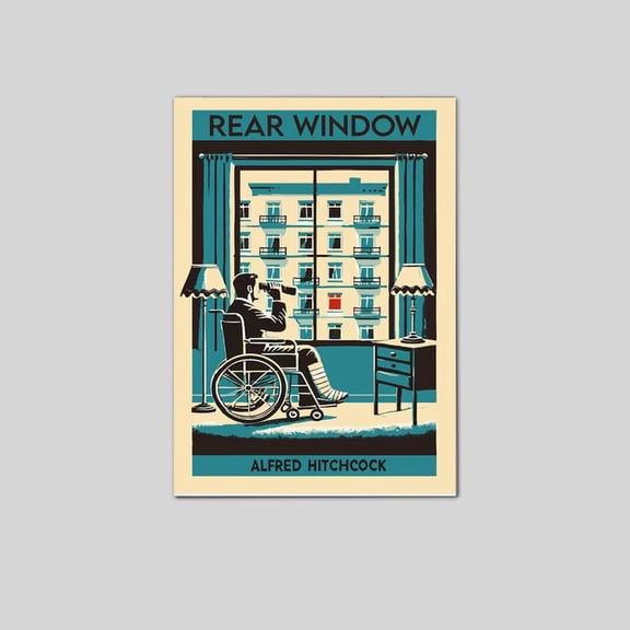 Rear Window Poster: Alfred Hitchcock Poster Full Size 24''x36'' Goldengate
