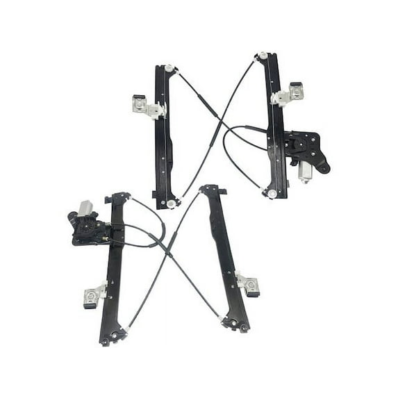 Rear Window Regulator Kit - Compatible with 2000 - 2006 GMC Yukon XL 2500 2001 2002 2003 2004 2005