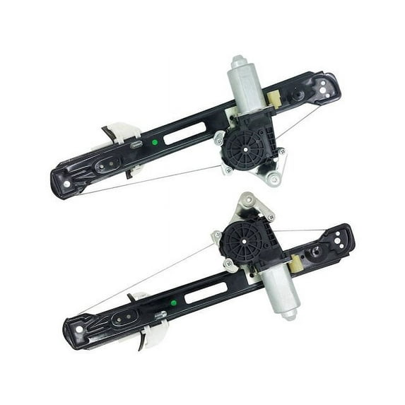Rear Window Regulator Kit - Compatible with 2000 - 2007 Ford Focus 2001 2002 2003 2004 2005 2006
