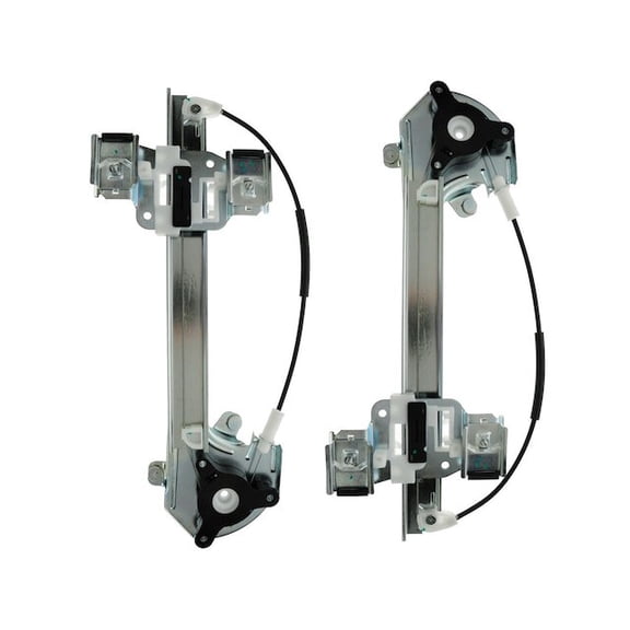 Rear Window Regulator Set 2 Piece - Compatible with 2000 - 2005 Buick LeSabre 2001 2002 2003 2004