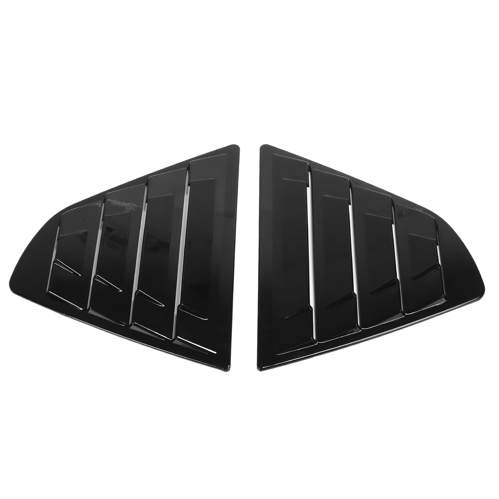 Rear Window Shutter, High Class Glossy Black Air Vent Scoop Louver