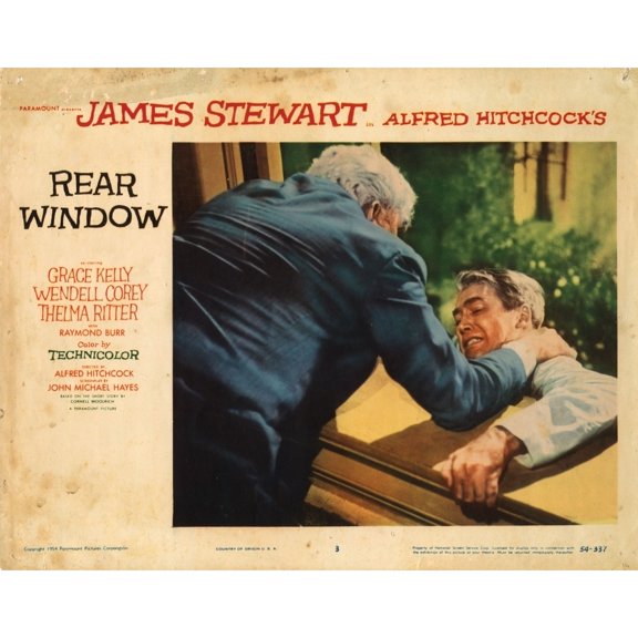 Rear Window Still (10 x 8)